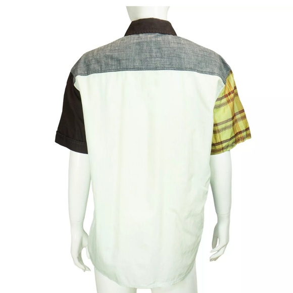 Versace men shirt large stylish with tiny flaw - Picture 3 of 8